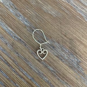James Avery 14k heart wire earring SINGLE EARRING!!!